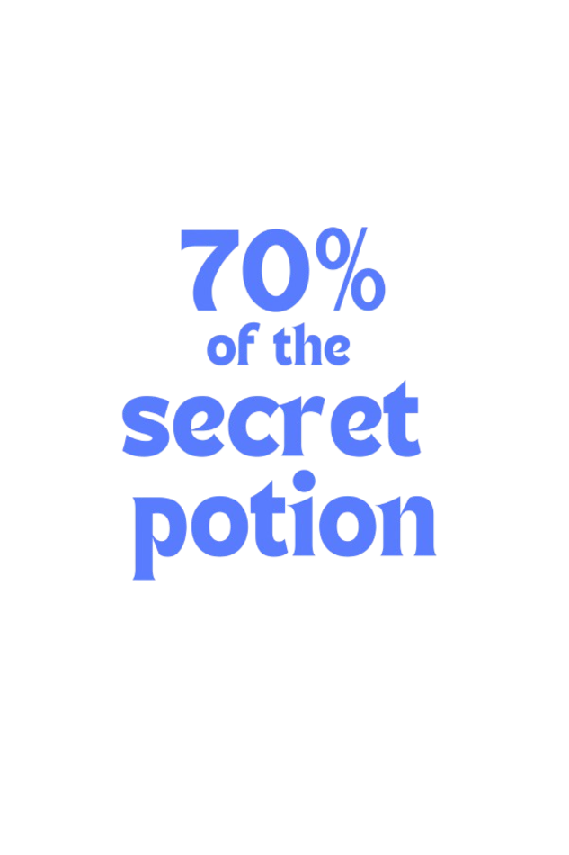 70% of the secret potion (Sibling edition set)